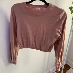 Wilfred Cropped Blush Pink Top